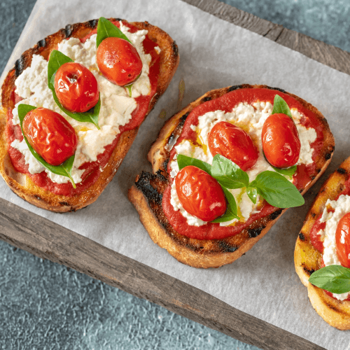 Bruschetta with Tomato and Basil -Dozen