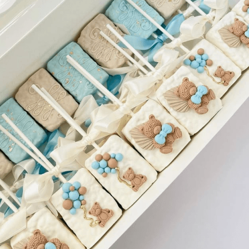 Chocolate Covered Rice Krispie Treats ( 1 dz)