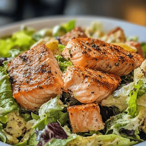 Salmon Caesar Salad (1 lb)
