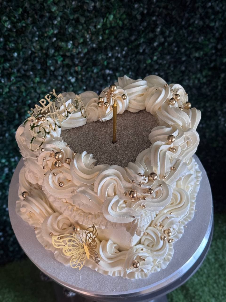 Vintage Glitter Cake