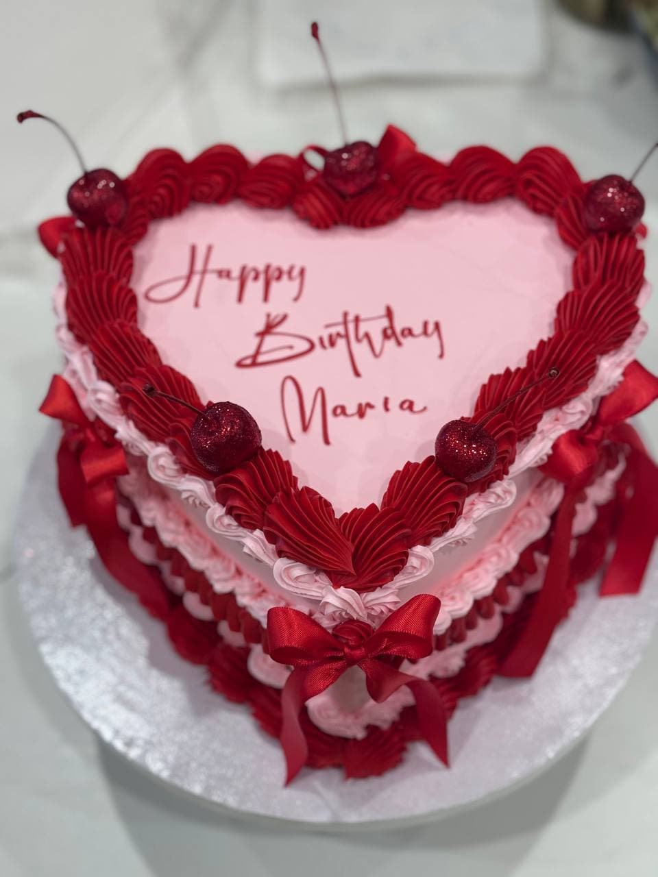 Cute Heart shaped cake (8 inch)